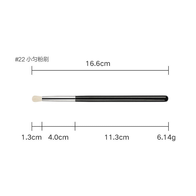 Professional Makeup Brush Set, Wooden Handle Vegan Soft Synthetic Bristles for Full‑Face Foundation Blush Concealer Powder Blending