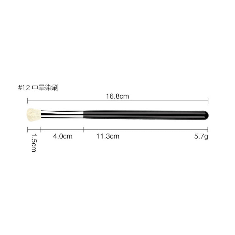 Professional Makeup Brush Set, Wooden Handle Vegan Soft Synthetic Bristles for Full‑Face Foundation Blush Concealer Powder Blending