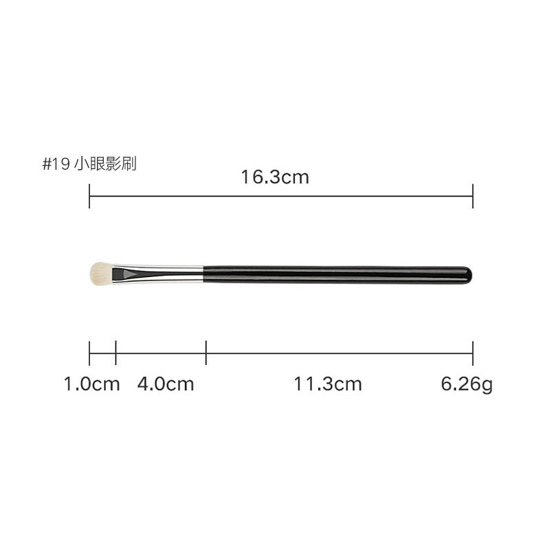 Professional Makeup Brush Set, Wooden Handle Vegan Soft Synthetic Bristles for Full‑Face Foundation Blush Concealer Powder Blending