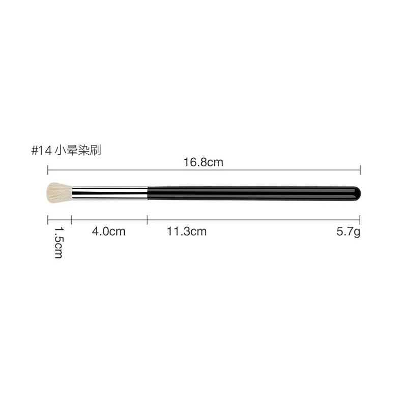 Professional Makeup Brush Set, Wooden Handle Vegan Soft Synthetic Bristles for Full‑Face Foundation Blush Concealer Powder Blending