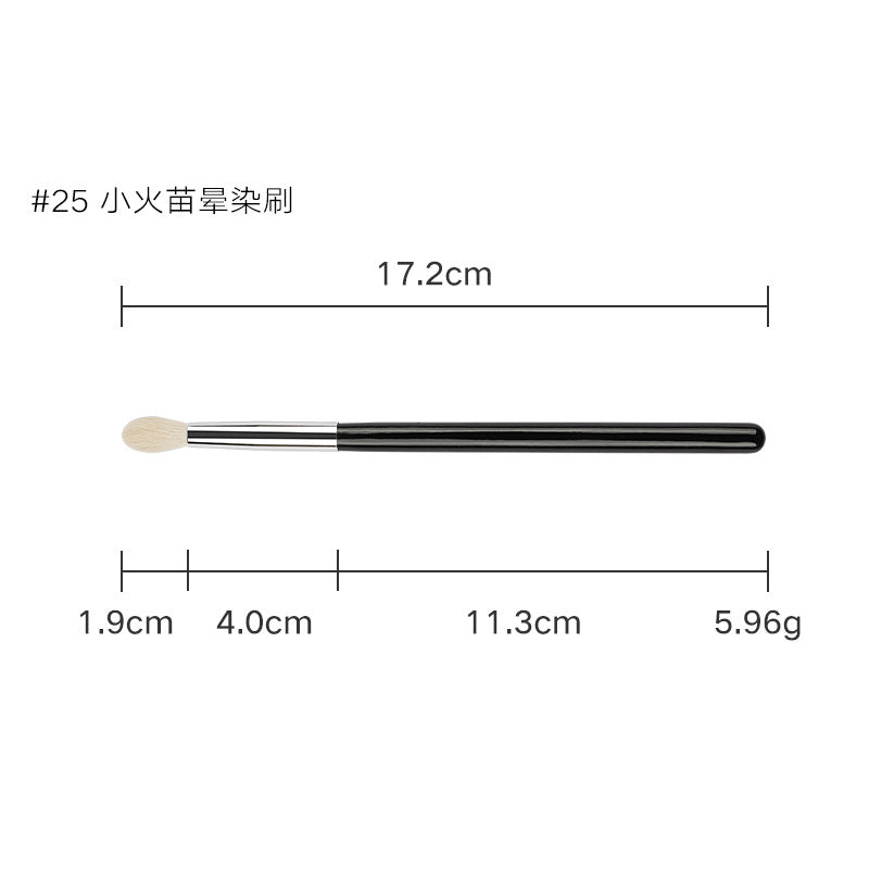 Professional Makeup Brush Set, Wooden Handle Vegan Soft Synthetic Bristles for Full‑Face Foundation Blush Concealer Powder Blending