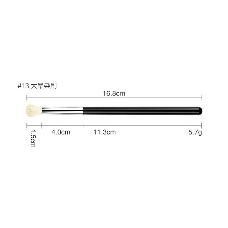 Professional Makeup Brush Set, Wooden Handle Vegan Soft Synthetic Bristles for Full‑Face Foundation Blush Concealer Powder Blending