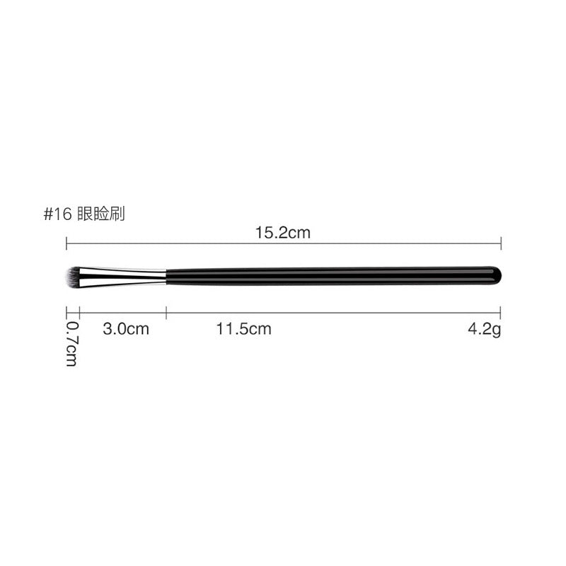 Professional Makeup Brush Set, Wooden Handle Vegan Soft Synthetic Bristles for Full‑Face Foundation Blush Concealer Powder Blending