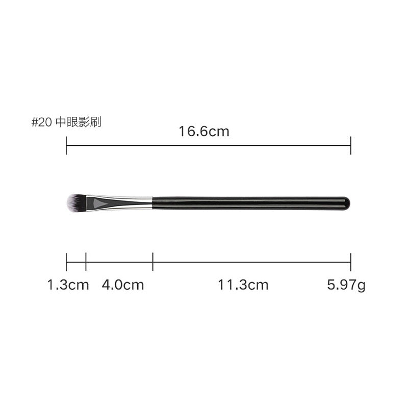 Professional Makeup Brush Set, Wooden Handle Vegan Soft Synthetic Bristles for Full‑Face Foundation Blush Concealer Powder Blending